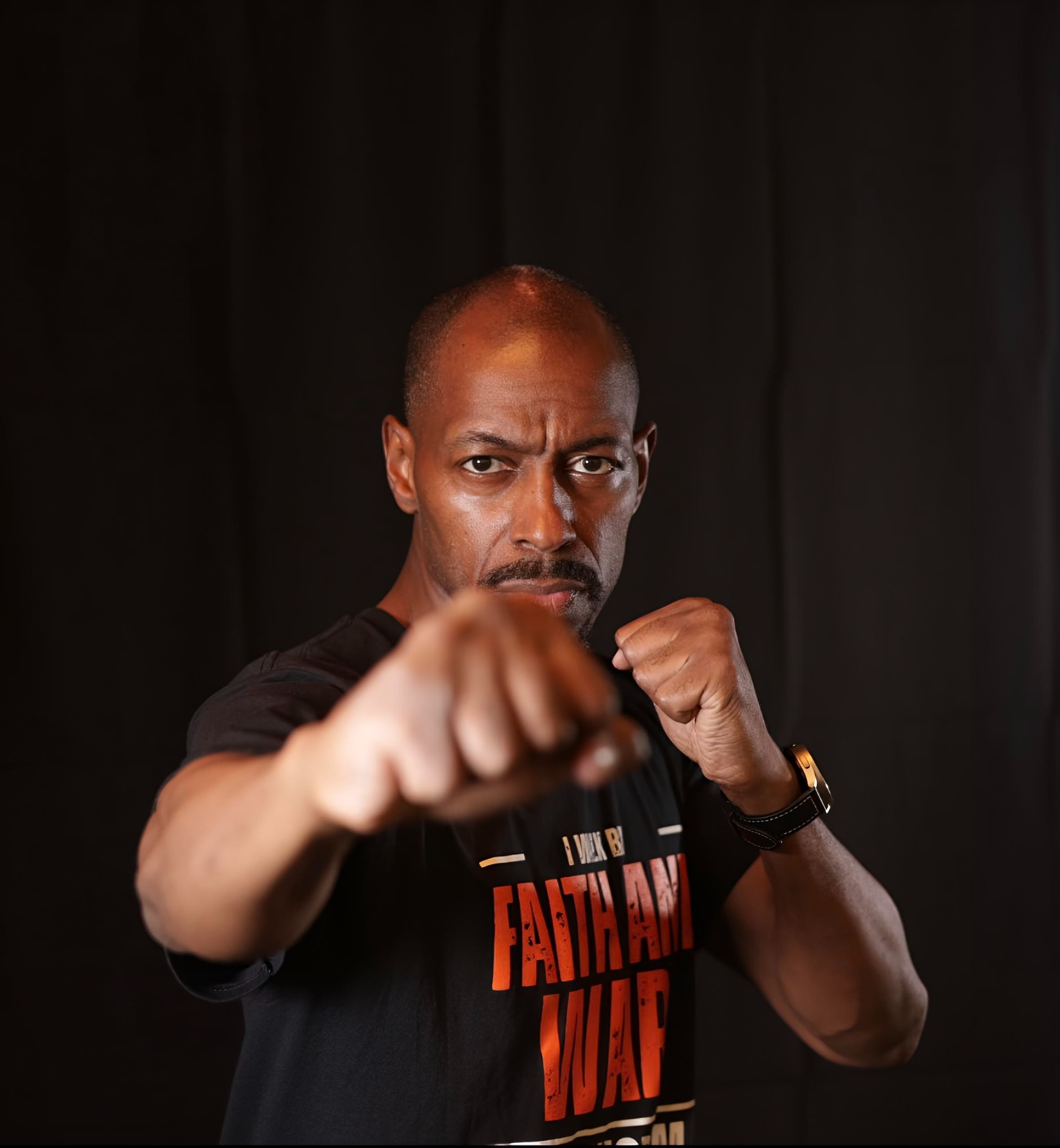 Coach Charles training session